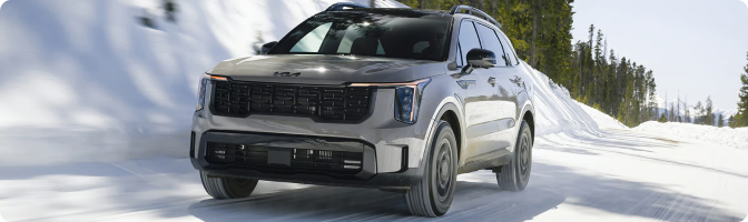 2026 Kia Sorento all-wheel drive in a Western Pennsylvania winter