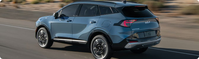 Walking up the 2027 Kia Sportage Hybrid range