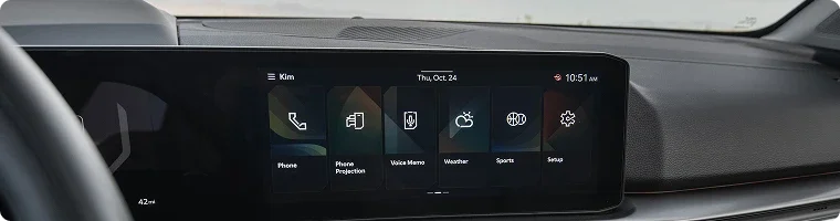 Kia Sportage Hybrid Dashboard Technology